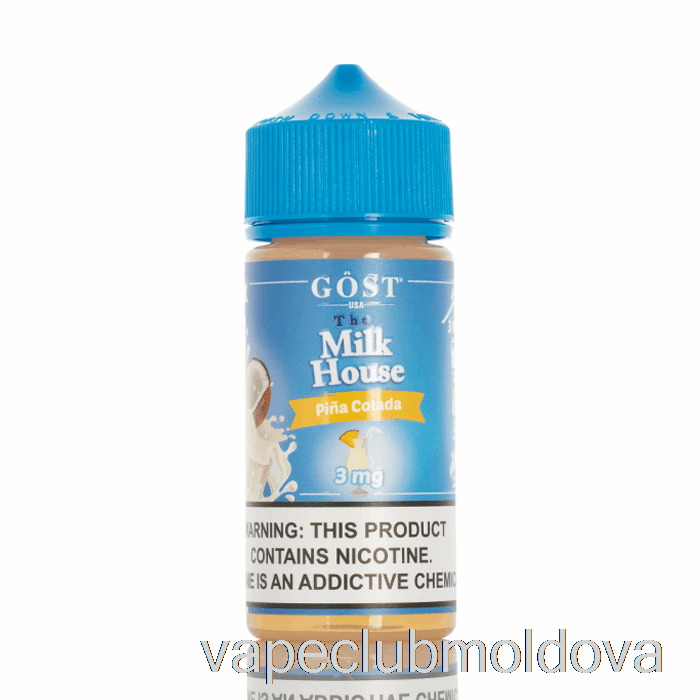 Vape Mod Pina Colada - The Milk House - Gost Vapor - 100ml 3mg